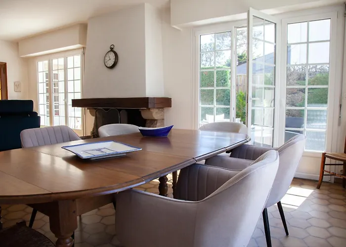 Βίλα Familiale A 50 M De La Plage, 4 Chambres, Terrasse & Garage